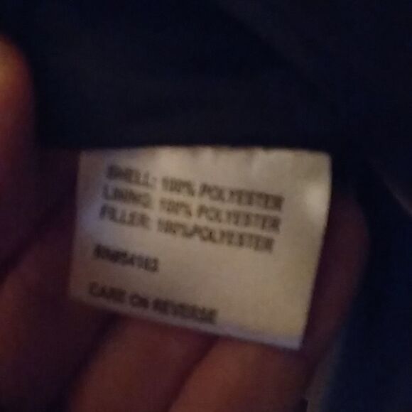 CALVIN KLEIN BLACK QUILTED JACKET SIZE LARGE - Picture 5 of 12